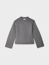 Load image into Gallery viewer, Merino Cashmere Waisted Crewneck