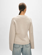 Load image into Gallery viewer, Merino Cashmere Waisted Crewneck