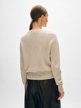 Load image into Gallery viewer, Cashmere Ribbed Gold Button Henley