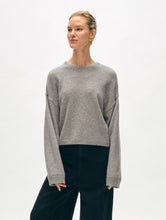 Load image into Gallery viewer, Cashmere Heart Drop Shoulder Sweater