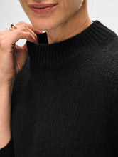 Load image into Gallery viewer, Cashmere Wide Rib Trim Crewneck