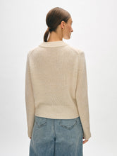 Load image into Gallery viewer, Cashmere Wide Rib Trim Crewneck