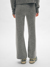 Load image into Gallery viewer, Merino Cashmere Bouclé Wide Leg Pant