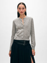 Load image into Gallery viewer, Cashmere Crewneck Cardigan