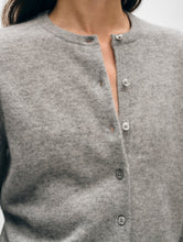 Load image into Gallery viewer, Cashmere Crewneck Cardigan