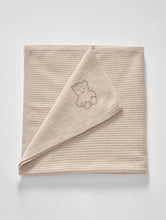 Load image into Gallery viewer, Cashmere Bear Embroidery Baby Blanket