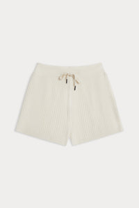 KEIRA CASHMERE RIBBED SHORTS