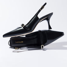 Load image into Gallery viewer, Ines Pump In Black Leather