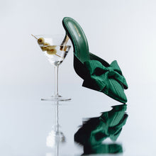 Load image into Gallery viewer, Mini Elle Pump In Emerald Fabric