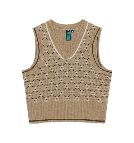 GEO JACQUARD VEST