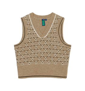 GEO JACQUARD VEST