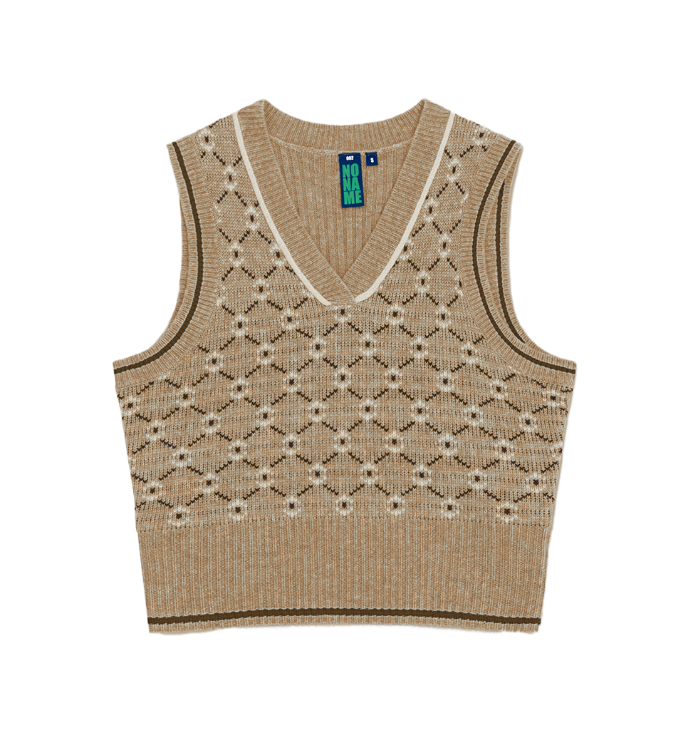 GEO JACQUARD VEST