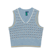 Load image into Gallery viewer, GEO JACQUARD VEST