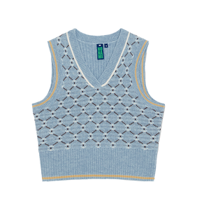 GEO JACQUARD VEST