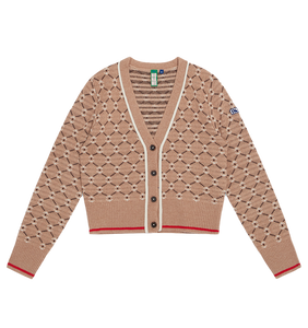 GEO JACQUARD CARDIGAN