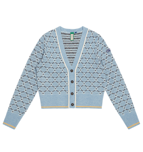 GEO JACQUARD CARDIGAN