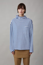 Load image into Gallery viewer, ONA LONG SLEEVE | BLUE AND WHITE STRIPE