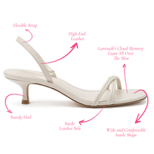 Load image into Gallery viewer, Mini Annie Sandal In Ivory Leather