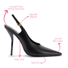 Load image into Gallery viewer, Larroudé x Altuzarra Pump In Black Leather