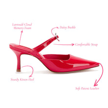 Load image into Gallery viewer, Daisy Pump In Scarlet Patent Leather