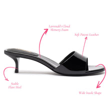 Load image into Gallery viewer, Greta Mule In Black Patent Leather