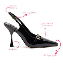 Load image into Gallery viewer, Ines Hi Pump in Black Patent Leather