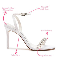 Load image into Gallery viewer, Calypso Sandal In White Fabric