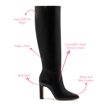 Load image into Gallery viewer, Cindy Hi Boot In Black Leather