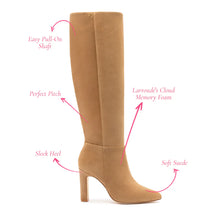 Load image into Gallery viewer, Cindy Hi Boot In Peanut Suede