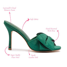 Load image into Gallery viewer, Elle Mule In Emerald Fabric