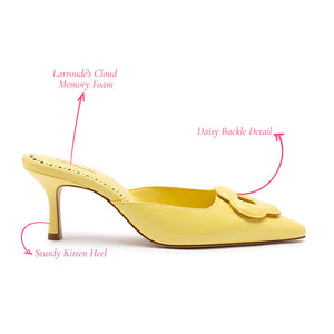 Flora Pump In Lemonade Leather