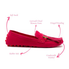 Load image into Gallery viewer, Joy Mocassin In Pink Suede