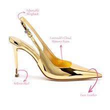 Load image into Gallery viewer, Kaitlan Pump In Gold Specchio