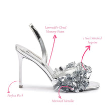 Load image into Gallery viewer, Morgan Sandal In Silver Specchio