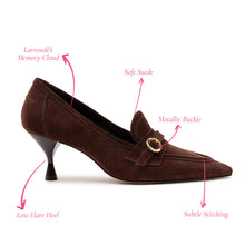 Load image into Gallery viewer, Susan Pump In Brown Suede