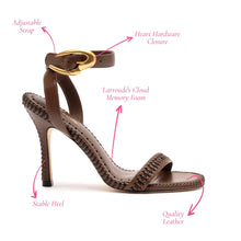 Load image into Gallery viewer, Verona Sandal In Burnt Umber Leather