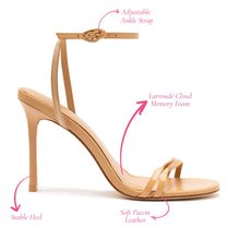 Load image into Gallery viewer, Vesper Sandal In Tan Leather