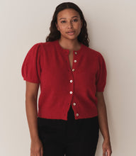 Load image into Gallery viewer, ANISA CARDIGAN -- CERISE