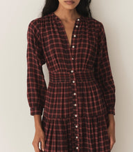 Load image into Gallery viewer, ANNIKA DRESS -- ROUGE COUNTRYSIDE PLAID