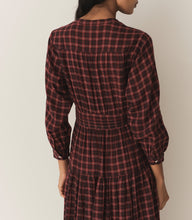 Load image into Gallery viewer, ANNIKA DRESS -- ROUGE COUNTRYSIDE PLAID