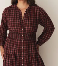 Load image into Gallery viewer, ANNIKA DRESS -- ROUGE COUNTRYSIDE PLAID