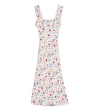 Load image into Gallery viewer, ASCELLA DRESS -- BLANC FLOWERING MEADOW