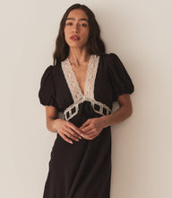 Load image into Gallery viewer, AUGUSTINA DRESS -- BLACK