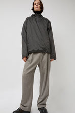 Load image into Gallery viewer, Amomento Glossy Nylon Half Zip Jumper in Charcoal