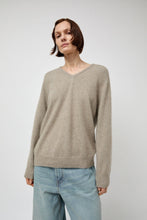 Load image into Gallery viewer, Amomento V-Neck Knit in Beige