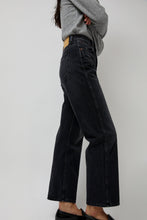 Load image into Gallery viewer, B Sides Plein High Rise Straight Jean in Stil Black