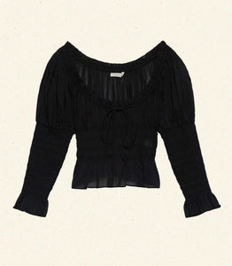 BAPTISIA TOP -- BLACK