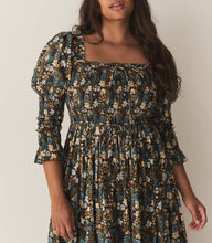 Load image into Gallery viewer, BIJOU DRESS -- BLEU ARBOR FLORAL