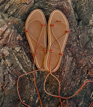 Load image into Gallery viewer, DÔEN &amp; K.JACQUES BIKINI SANDAL -- ROUGE VACHETTA