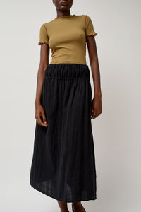 Baserange Diph Skirt in Black